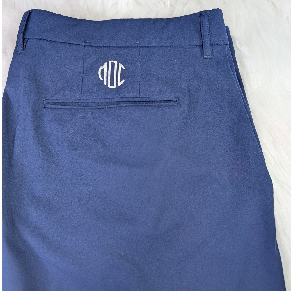 Holderness & Bourne Golf Shorts Mens 38 Navy Blue Tailored Fit Performance